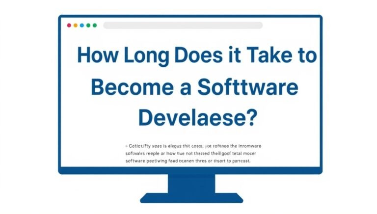How Long Does It Take to Become a Software Developer: A Complete Guide