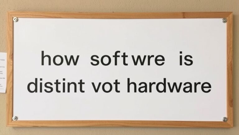 Software Is Distinct From Hardware: Understanding the Key Differences