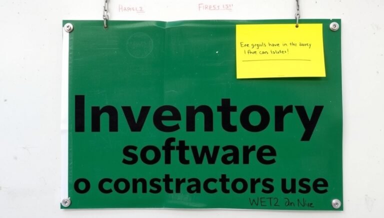 Which Inventory Software Do Contractors Use? Top Solutions for Efficient Project Management